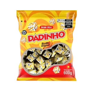 Bala Dadinho 600 g — apresentação da embalagem