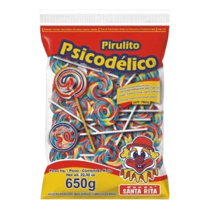 Pirulito Psicodélico — apresentação da embalagem