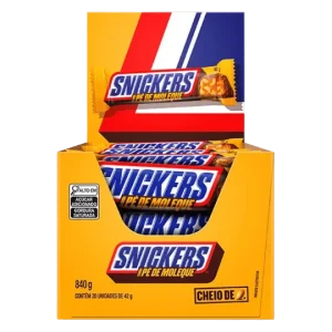 Snickers Pé de Moleque — apresentação da embalagem
